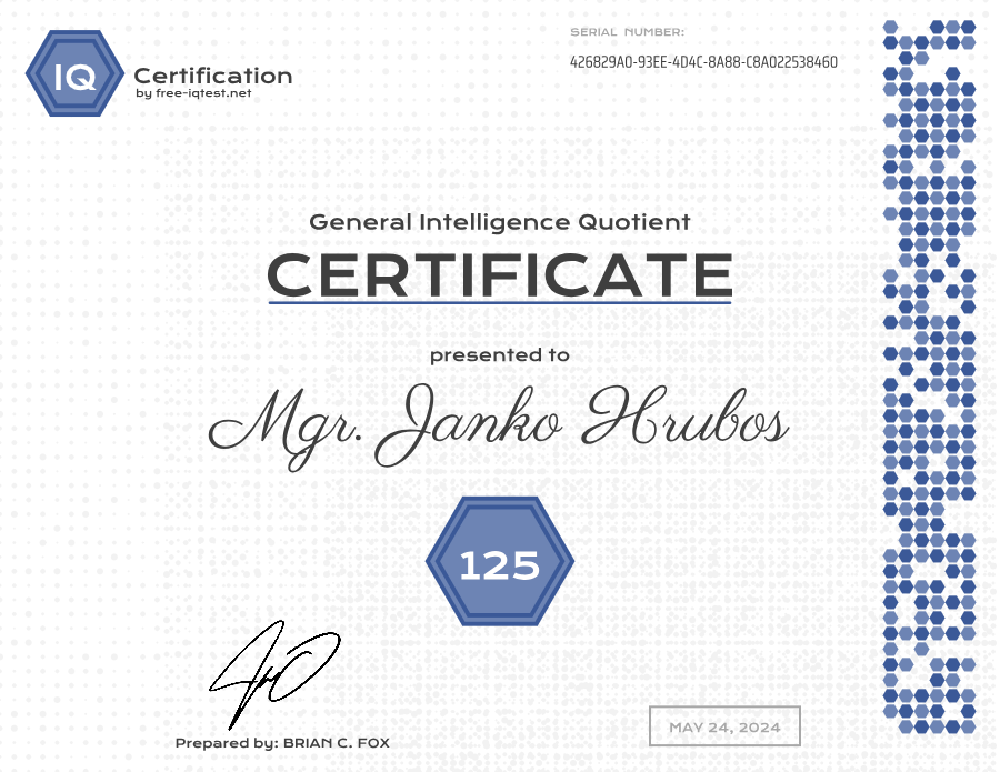 My_achieved_iq_Janko_Hrubos